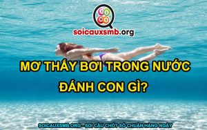 mơ thấy bơi trong nước